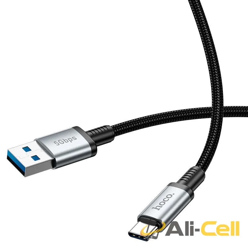 Cable USB-A to Type-C “US10” USB3.0 (Us10 Usb Tc3 Black, 0.5m) — 4