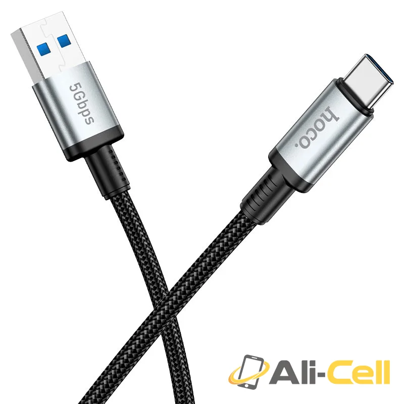 Cable USB-A to Type-C “US10” USB3.0 (Us10 Usb Tc3 Black, 0.5m) — 5
