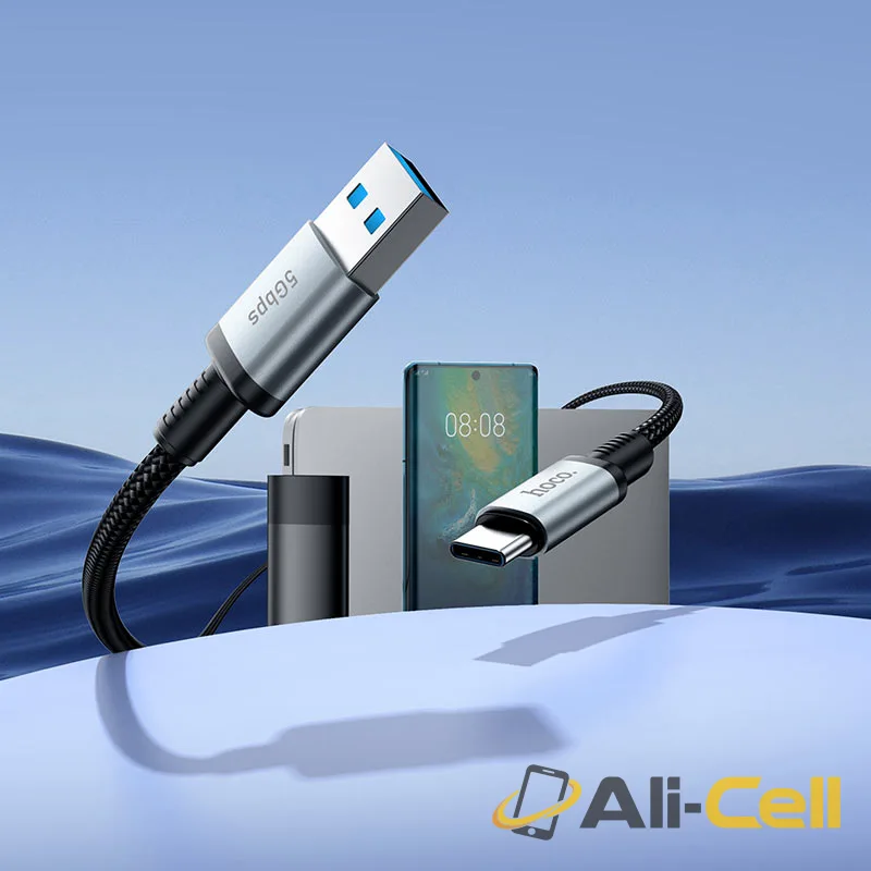 Cable USB-A to Type-C “US10” USB3.0 (Us10 Usb Tc3 Black, 0.5m) — 8
