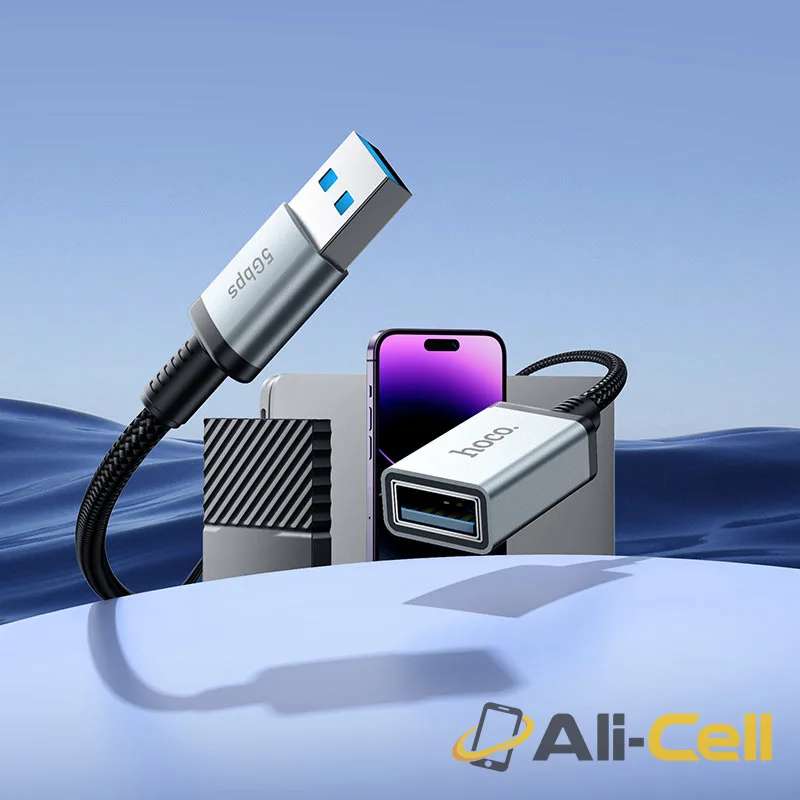 Extension cable USB-A male to USB-A female “US10” USB3.0 (Us10 Usb M Usb F Black, 0.5m) — 8