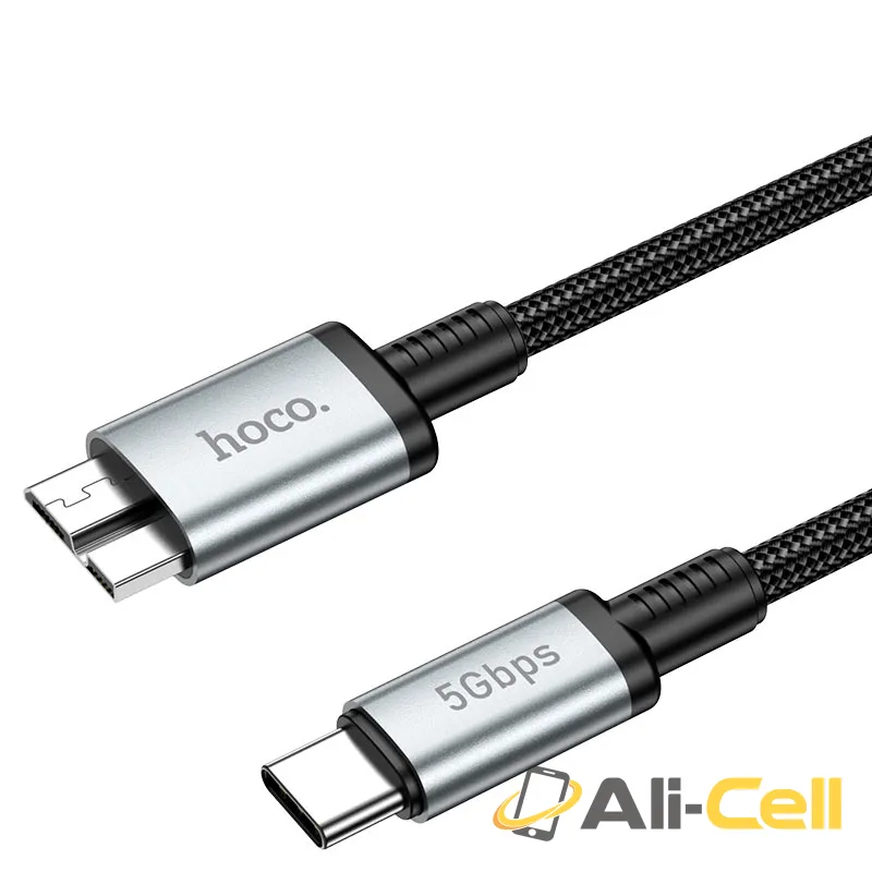 Cable Type-C to Micro-B USB3.0 “US10” (Us10 Tc Musb3 Black, 0.5m) — 2