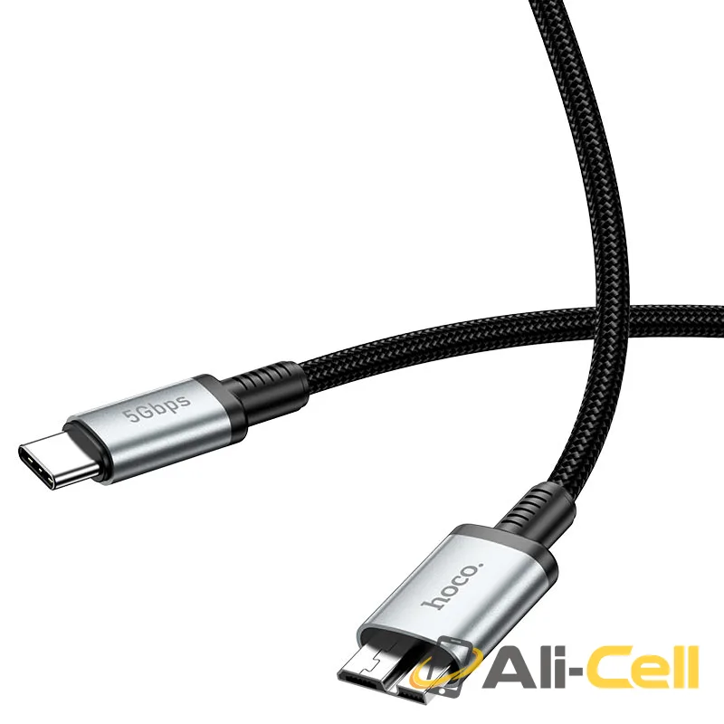 Cable Type-C to Micro-B USB3.0 “US10” (Us10 Tc Musb3 Black, 0.5m) — 3