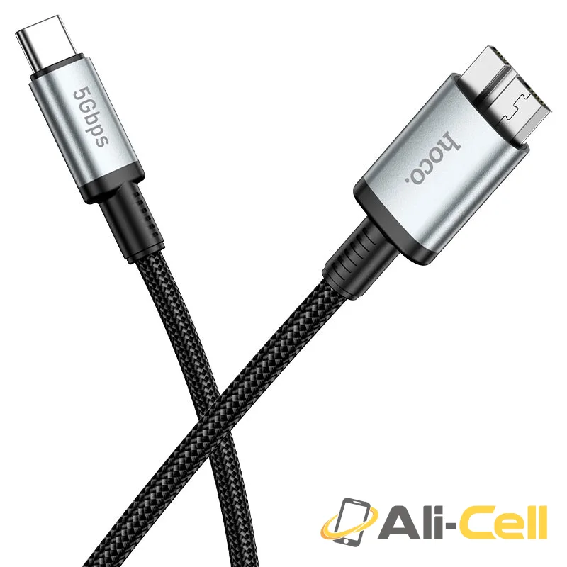 Cable Type-C to Micro-B USB3.0 “US10” (Us10 Tc Musb3 Black, 0.5m) — 5