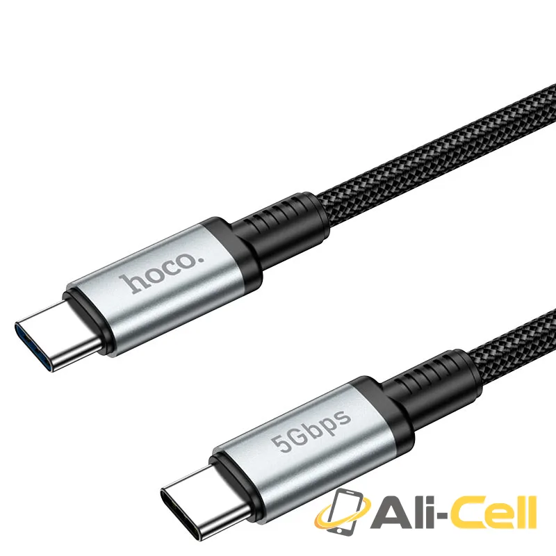 Cable Type-C to Type-C “US10” USB3.0 (Us10 Tc Tc3 Black, 0.5m) — 2