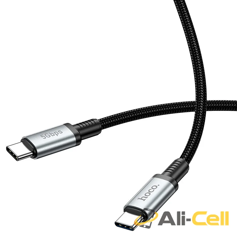 Cable Type-C to Type-C “US10” USB3.0 (Us10 Tc Tc3 Black, 0.5m) — 3