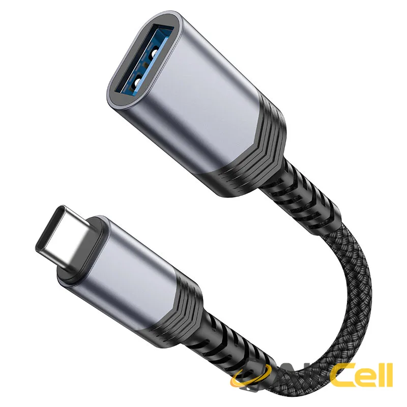 Adapter Type-C to USB-A female “UA24” USB3.0 (Ua24 Tc Metal Grey) — 4