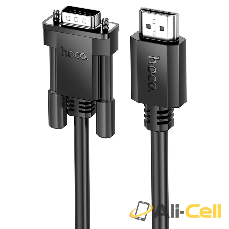 Cable HDTV to VGA “US12” (Us12 Black, 1.0m)