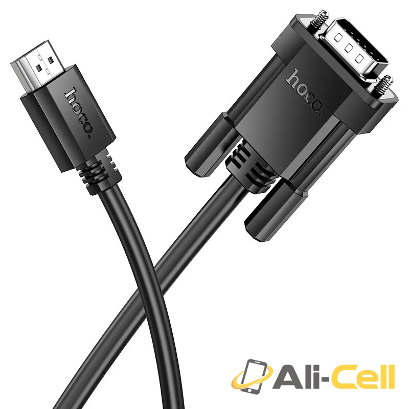 Cable HDTV to VGA “US12” (Us12 Black, 1.0m) — 4