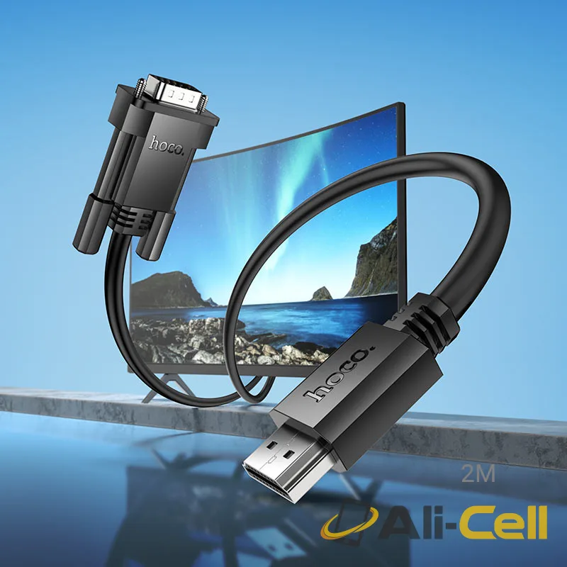 Cable HDTV to VGA “US12” (Us12 Black, 2m) — 8