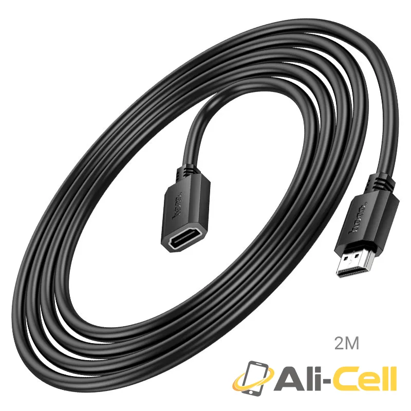 Cable HDTV male to HDTV female “US13” 4K (Us13 Black, 1.0m) — 8