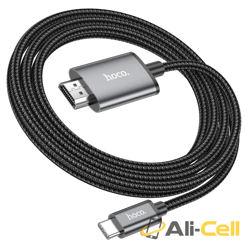 Cable Type-C to HDTV “UA27” 4K (Ua27 Tc Metal Grey, 2m) — 6