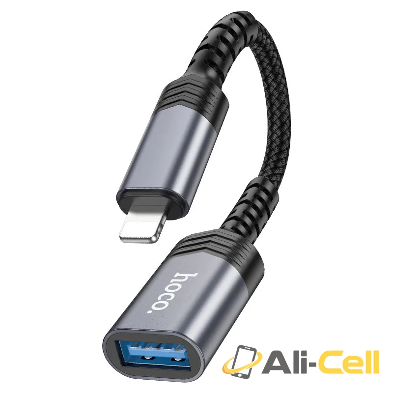 Adapter for Lightning to USB-A female “UA24” USB2.0 (Ua24 Ltn Metal Grey) — 2