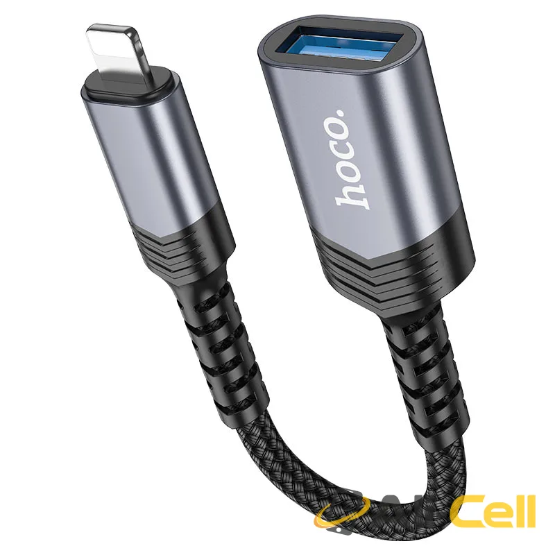 Adapter for Lightning to USB-A female “UA24” USB2.0 (Ua24 Ltn Metal Grey) — 5
