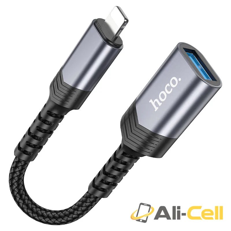 Adapter for Lightning to USB-A female “UA24” USB2.0 (Ua24 Ltn Metal Grey) — 6