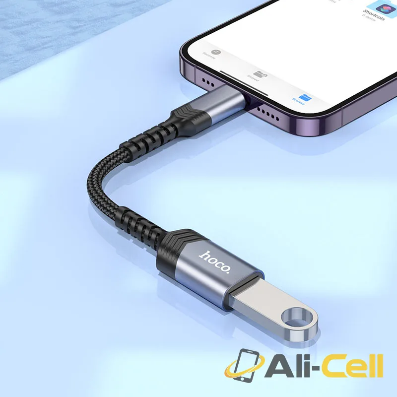 Adapter for Lightning to USB-A female “UA24” USB2.0 (Ua24 Ltn Metal Grey) — 7