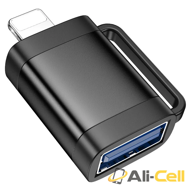 Adapter for Lightning to USB-A “UA31A” (Ua31a Black) — 3