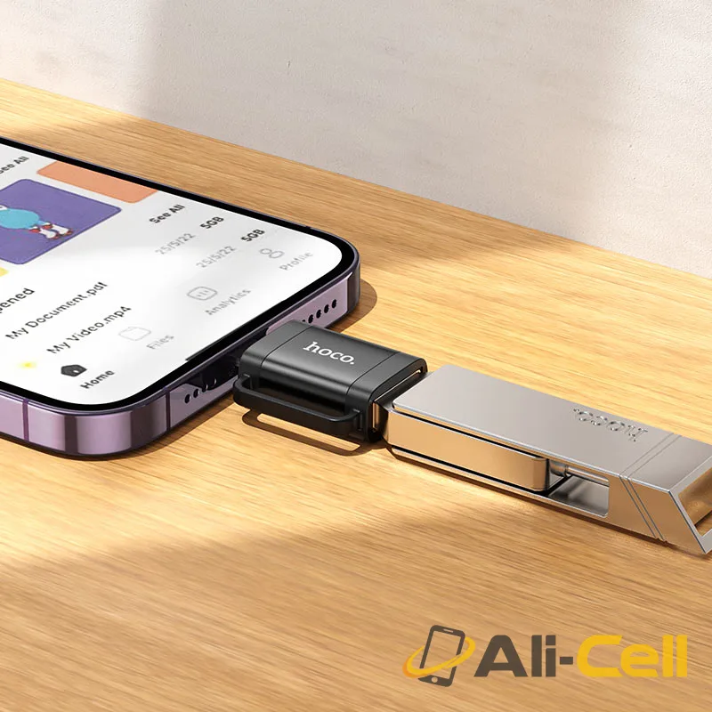 Adapter for Lightning to USB-A “UA31A” (Ua31a Black) — 7