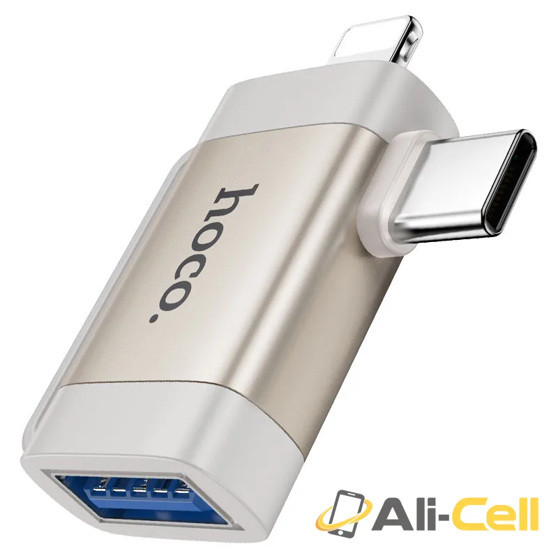 Adapter for Lightning and Type-C to USB-A “UA31F” (Ua31f Grey) — 3