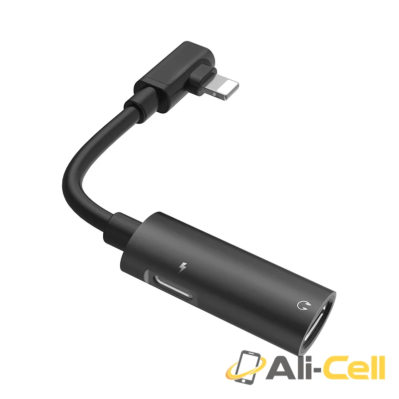 Adapter Lightning to 2xLightning «LS18» 2 in 1 audio converter — 2