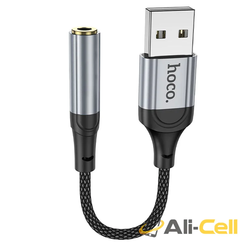 Adapter USB-A to 3.5mm “LS36 Fresh” audio converter (Ls36 Usb Black)