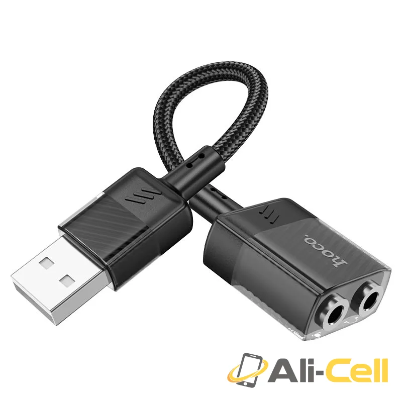 Adapter USB-A to 2 × 3.5mm “LS37 Spirit” audio converter (Ls37 2in1 Black) — 4