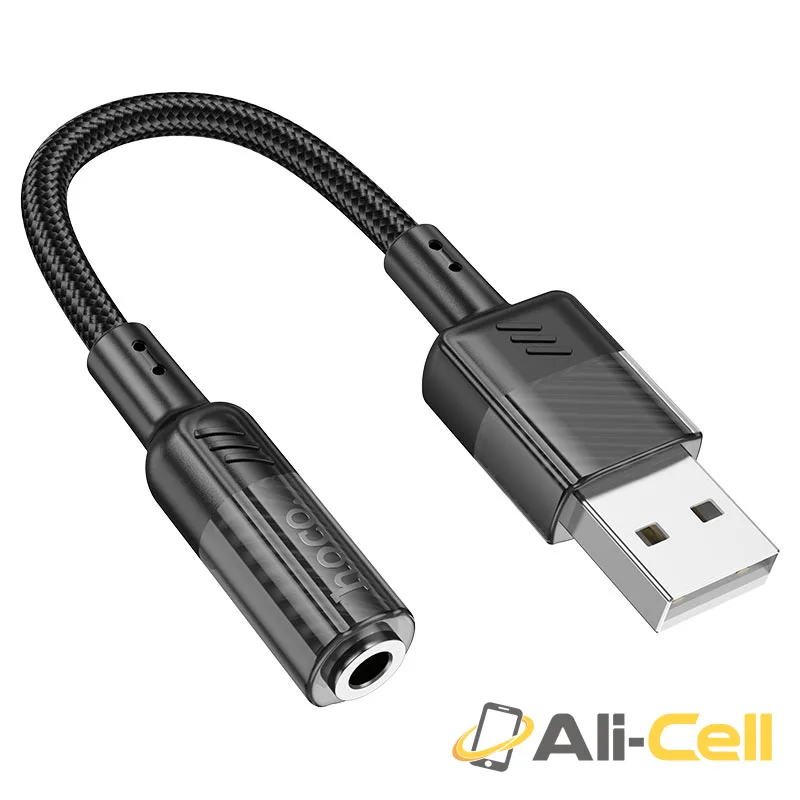 Adapter USB-A to 3.5mm “LS37 Spirit” audio converter (Ls37 Usb Black)