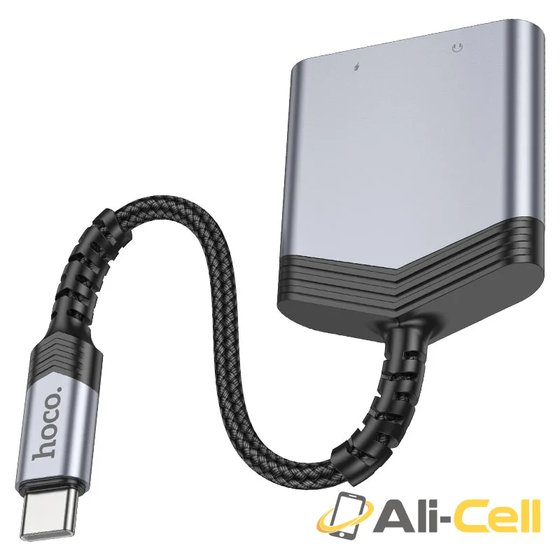 Adapter Type-C to Type-C + 3.5mm “LS39” audio converter (Ls39 Metal Grey) — 5