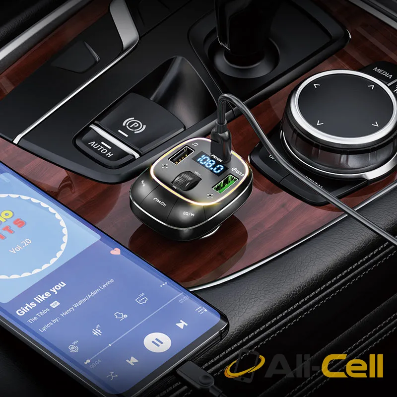Car charger “E76 Pole” PD45W QC3.0 with wireless FM transmitter (E76 Star Space) — 7