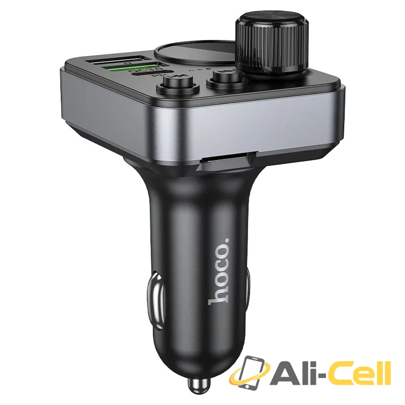 Car charger “E86 Alegria” PD30W QC3.0 with wireless FM transmitter (E86 Black)