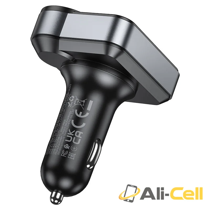 Car charger “E86 Alegria” PD30W QC3.0 with wireless FM transmitter (E86 Black) — 5