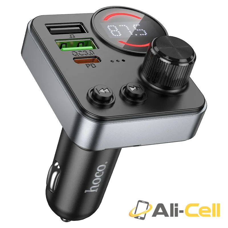 Car charger “E86 Alegria” PD30W QC3.0 with wireless FM transmitter (E86 Black) — 6