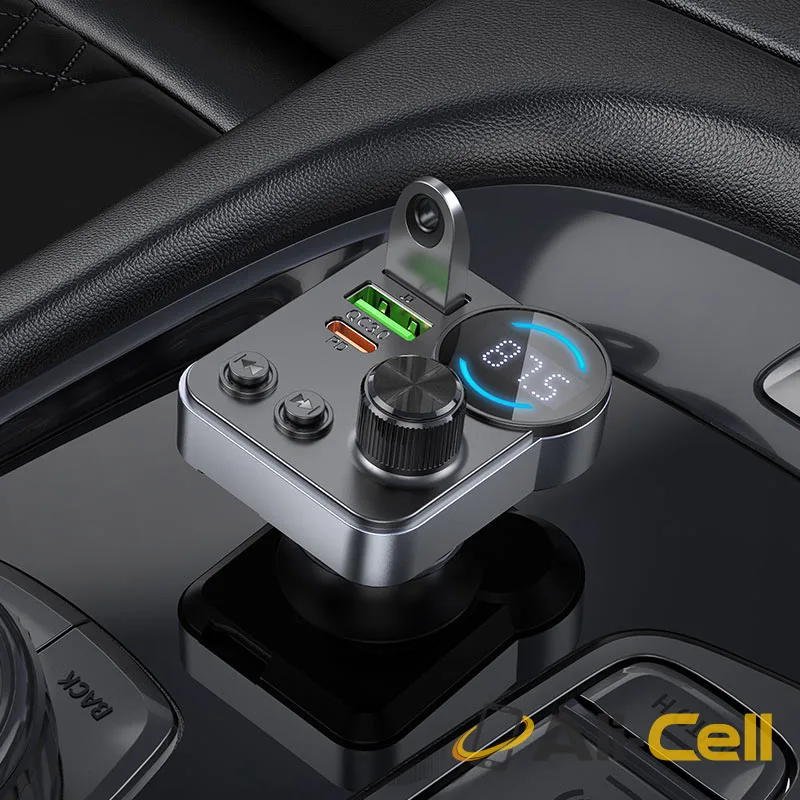 Car charger “E86 Alegria” PD30W QC3.0 with wireless FM transmitter (E86 Black) — 8