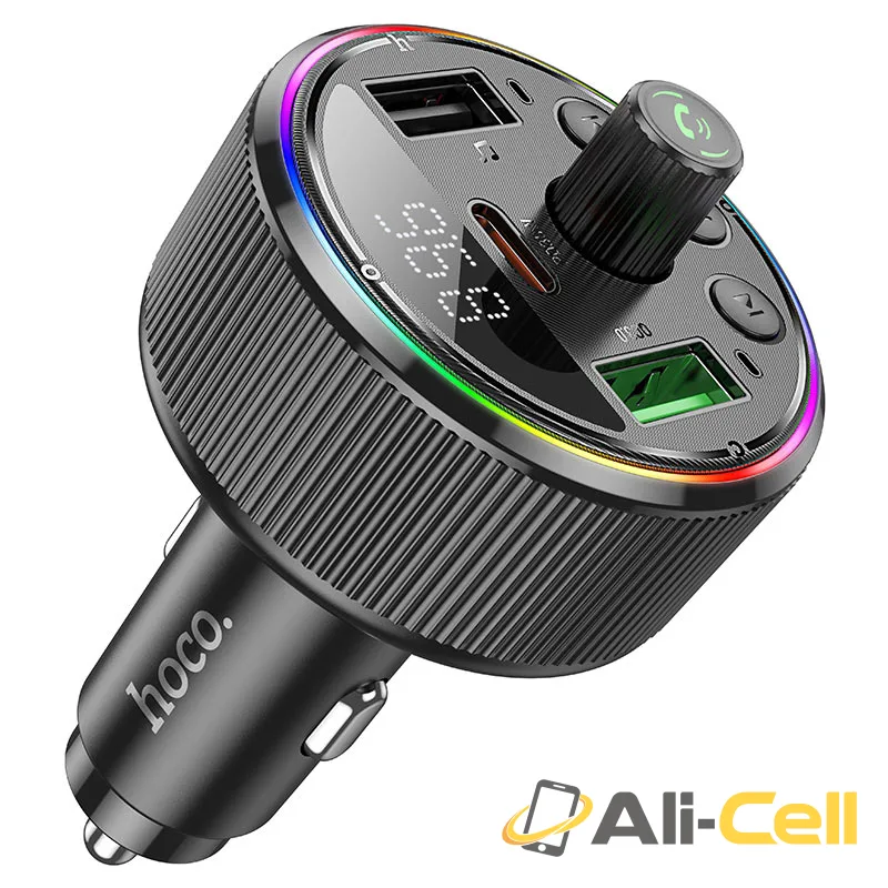 Car charger “E82 Guerrero” PD30W QC3.0 with wireless FM transmitter (E82 Black) — 4