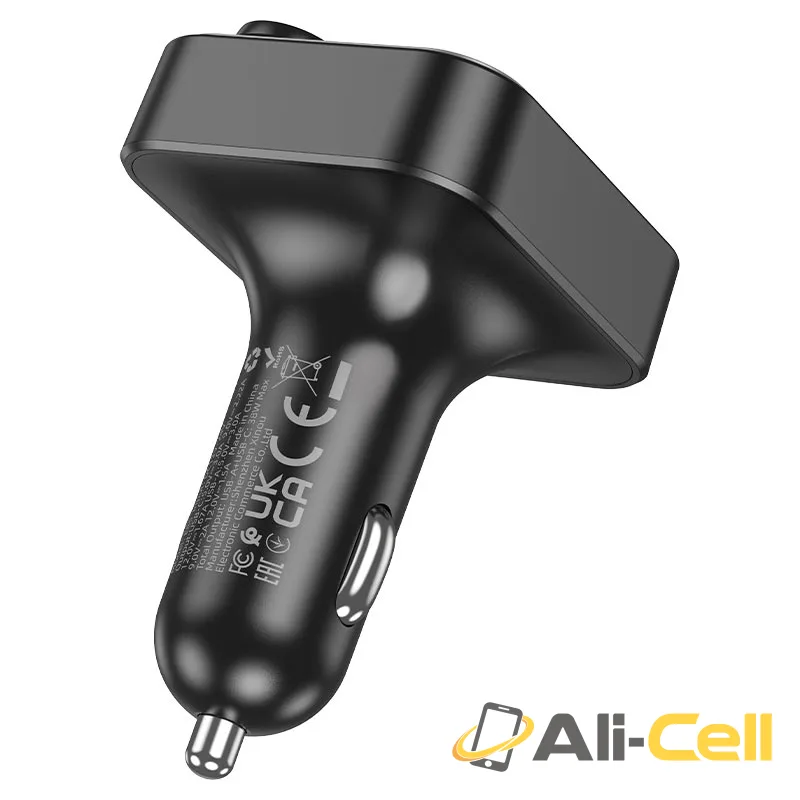 Car charger “E85 Tiger” PD20W QC3.0 with wireless FM transmitter (E85 Black) — 4