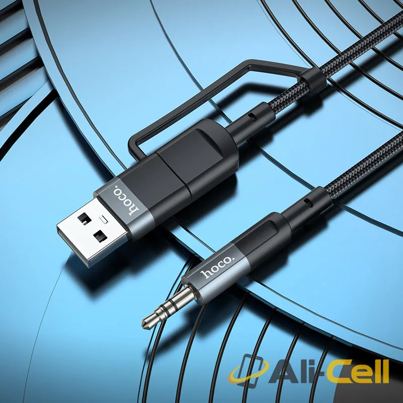 Cable audio adapter “UPA23” 3.5mm male to Type-C / USB (Upa23 2in1 Tc Usb Metal Grey, 1.0m) — 7