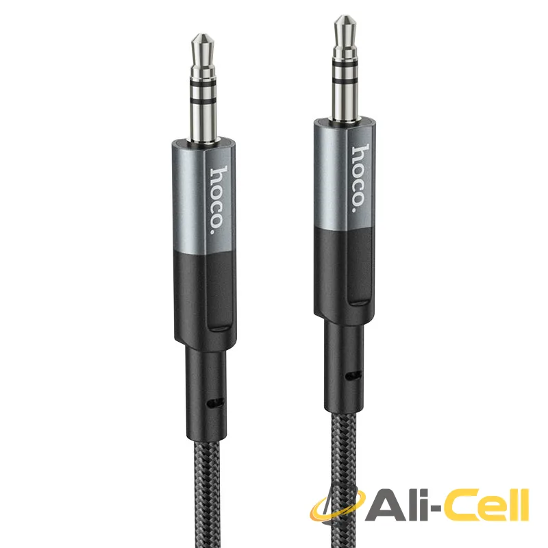 Cable 3.5mm to 3.5mm “UPA23” audio AUX (Upa23 Metal Grey, 1.0m)