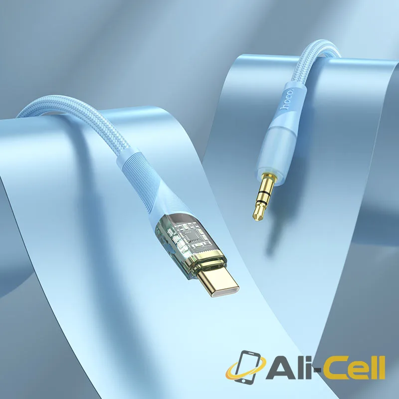 Cable 3.5mm to Type-C “UPA25 Transparent Discovery Edition” (Upa25 Tc Blue, 1.0m) — 7