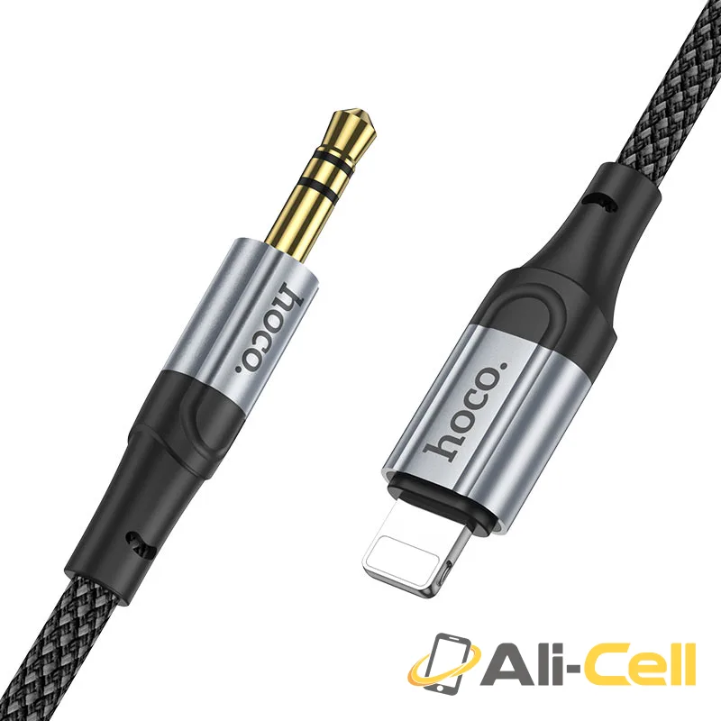 Cable 3.5mm to iP “UPA26 Fresh” audio conversion (Upa26 Ip Black, 1.0m) — 2