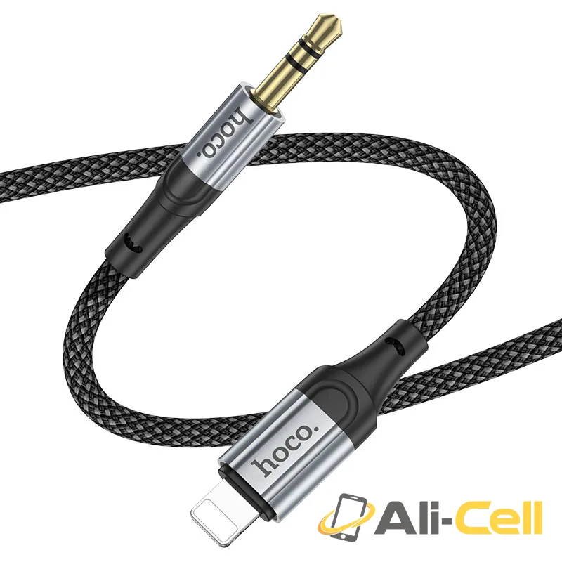 Cable 3.5mm to iP “UPA26 Fresh” audio conversion (Upa26 Ip Black, 1.0m) — 3