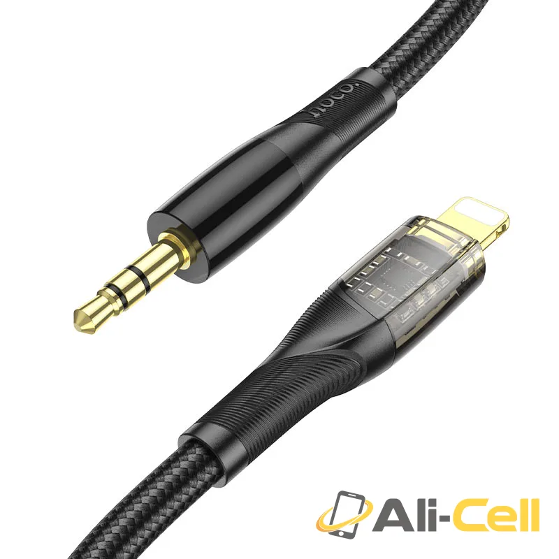 Cable 3.5mm to iP “UPA25 Transparent Discovery Edition” (Upa25 Ip Black, 1.0m)