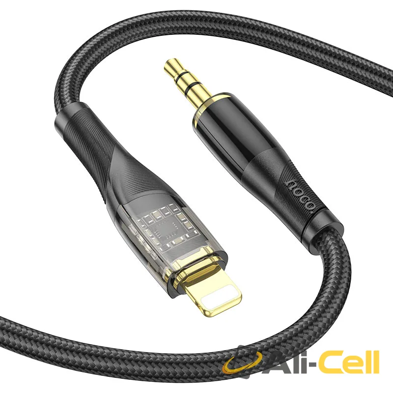 Cable 3.5mm to iP “UPA25 Transparent Discovery Edition” (Upa25 Ip Black, 1.0m) — 4