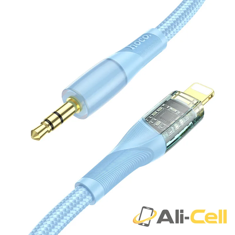 Cable 3.5mm to iP “UPA25 Transparent Discovery Edition” (Upa25 Ip Blue, 1.0m)
