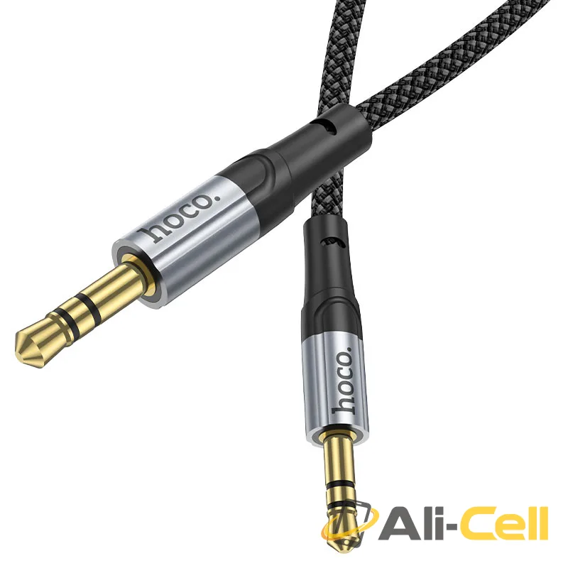 Cable 3.5mm to 3.5mm “UPA26 Fresh” audio AUX (Upa26 Black, 1.0m) — 2