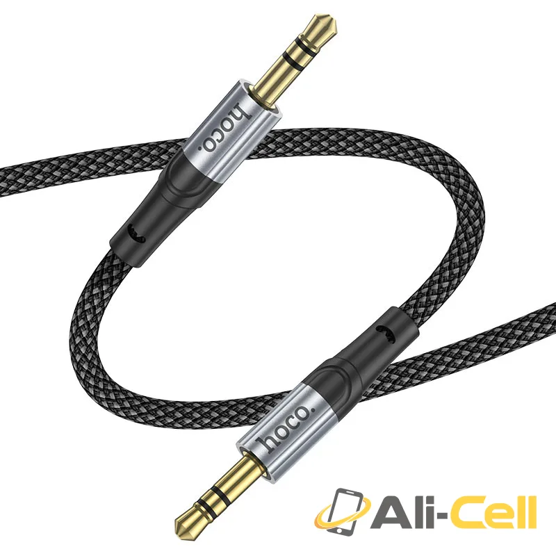 Cable 3.5mm to 3.5mm “UPA26 Fresh” audio AUX (Upa26 Black, 1.0m) — 3
