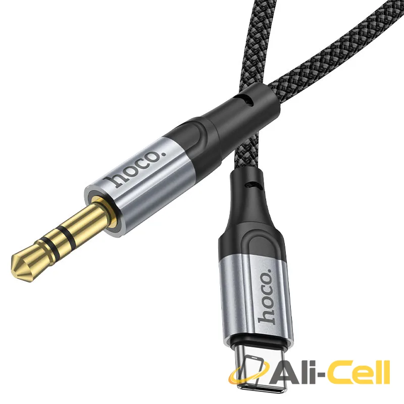 Cable 3.5mm to Type-C “UPA26 Fresh” audio conversion (Upa26 Tc Black, 1.0m) — 2