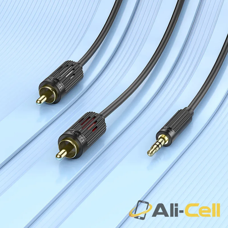 Cable 3.5mm to 2×RCA “UPA28” audio conversion (Upa28 Black, 1.5m) — 7