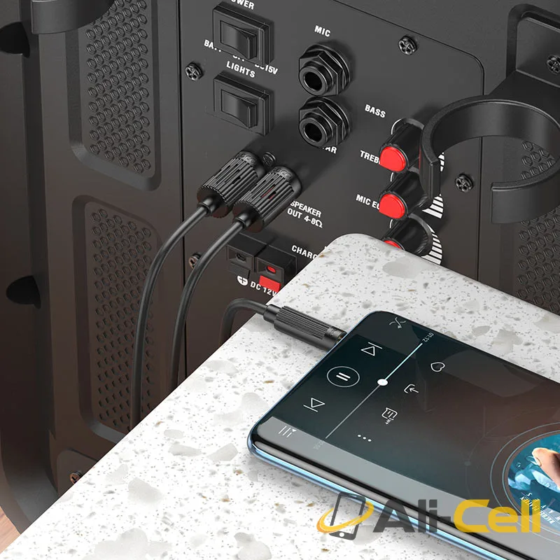 Cable 3.5mm to 2×RCA “UPA28” audio conversion (Upa28 Black, 1.5m) — 8