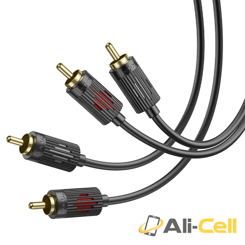 Cable 2×RCA to 2×RCA “UPA29” audio transfer (Upa29 Black, 1.5m) — 3
