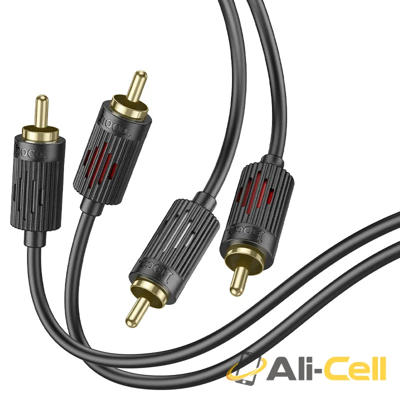 Cable 2×RCA to 2×RCA “UPA29” audio transfer (Upa29 Black, 1.5m) — 4
