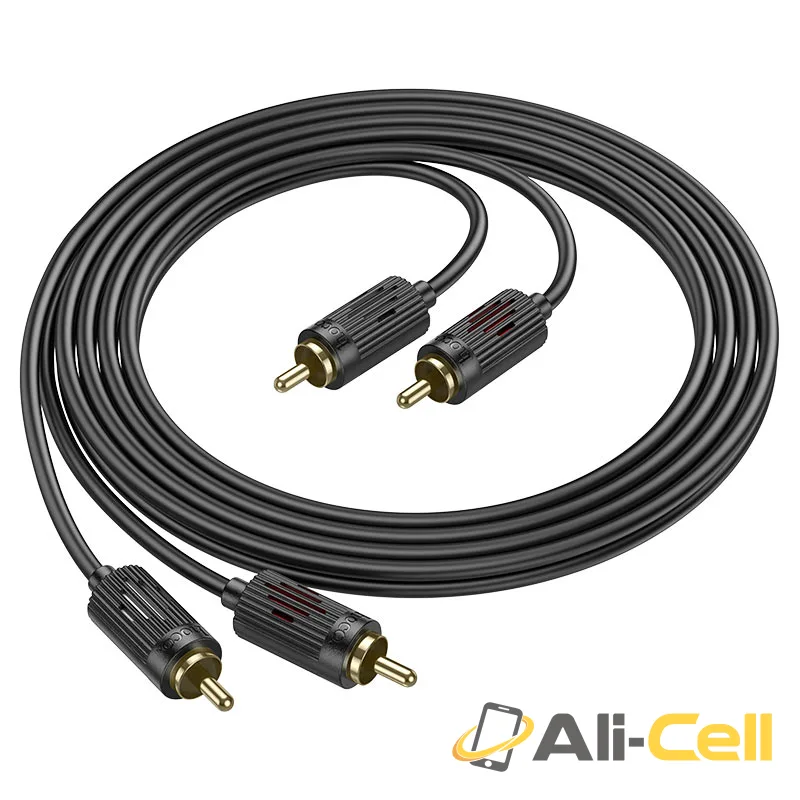 Cable 2×RCA to 2×RCA “UPA29” audio transfer (Upa29 Black, 1.5m) — 6